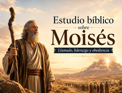 Estudio bíblico sobre Moisés: llamado, liderazgo y obediencia