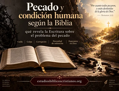 Pecado y condición humana según la Biblia: qué revela la Escritura sobre el problema del pecado
